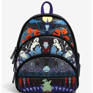 Loungefly Disney The Nightmare Before Christmas‎ Oogie's Boys Mini Backpack